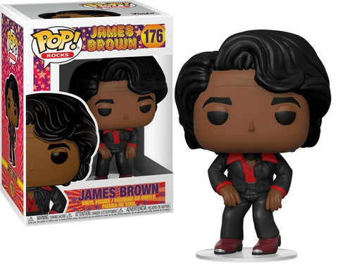 POP! Rocks #176: James Brown (Funko POP!) Figure and Box w/ Protector