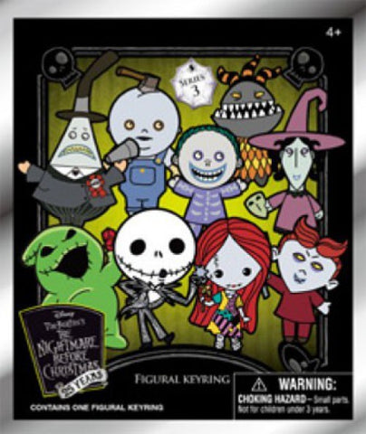 The Nightmare Before Christmas (25 Years) Series 3 - Figural Keyring - Mystery Minis - NEW