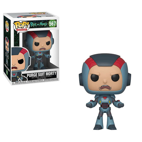 POP! Animation #567: Rick and Morty - Purge Suit Morty (Funko POP!) Figure and Box w/ Protector