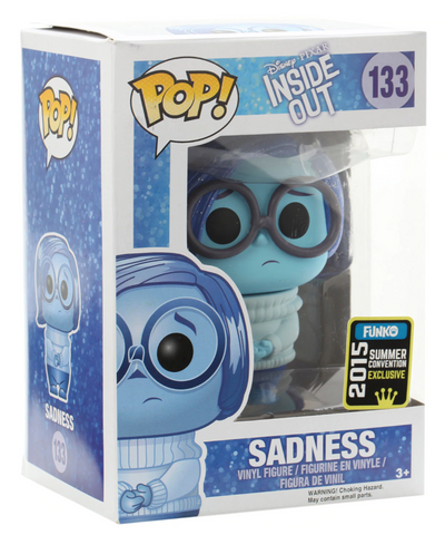 POP! Disney Pixar #133: Inside Out - Sadness (2015 Summer Convention Exclusive) (Funko POP!) Figure and Box w/ Protector