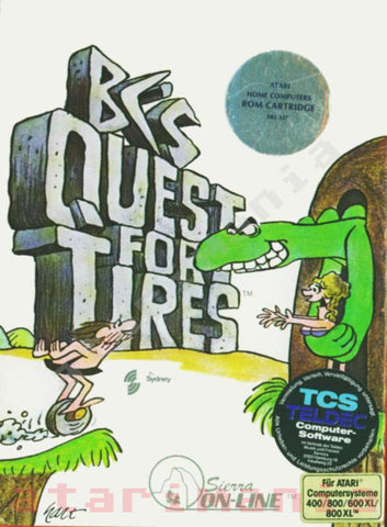 BC's Quest for Tires (Atari 400/800) Pre-Owned: Cartridge Only