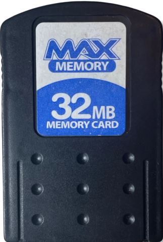 Memory Card: Max Memory 32MB - Black (Sony Playstation 2) Pre-Owned