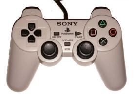 Official SONY Analog Wired Controller SCPH-1180 - Grey (Playstation 1 Accessory) Pre-Owned
