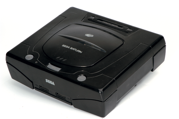 System (Black - Model 2 / MK-80000A) w/ Official Controller (Sega Saturn) Pre-Owned