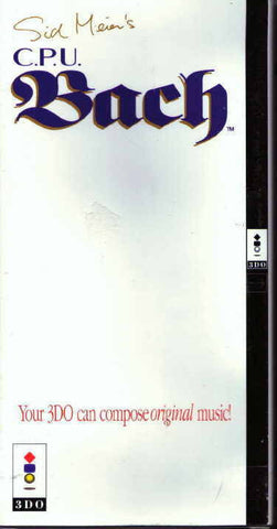 C.P.U. Bach (3DO) Pre-Owned: Game, Manual, and Box