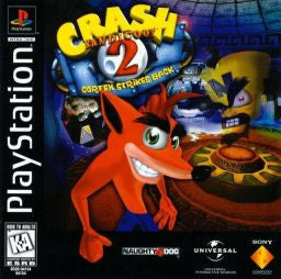 Crash Bandicoot 2: Cortex Strikes Back (Playstation 1 / PS1) Pre-Owned: Game, Manual, and Case
