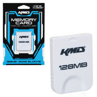 128 MB Memory Card White (KMD) (Nintendo Wii & GameCube) (NEW)