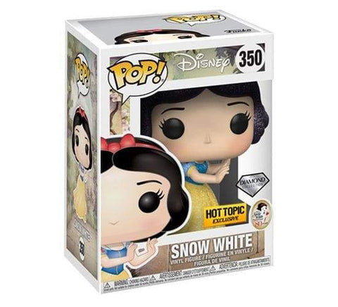 POP! Disney #350: Snow White and the Seven Dwarfs - Snow White (Hot Topic Exclusive) (Diamond Collection) (Funko POP!) Figure and Box w/ Protector