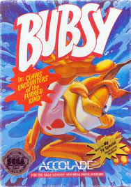 Bubsy in Claws Encounters of the Furred Kind (Sega Genesis) Pre-Owned: Game, Manual, and Box