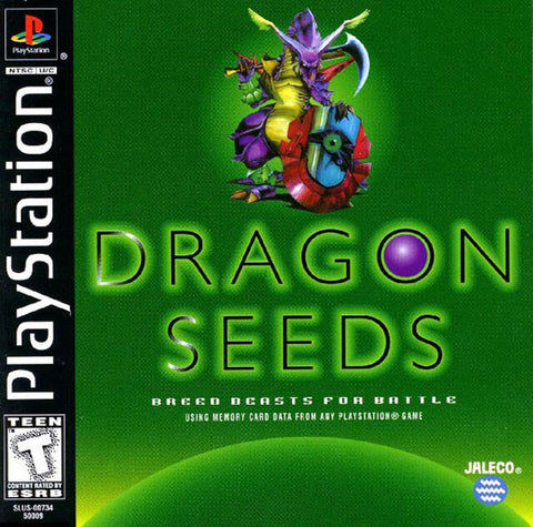 Dragon Seeds (Playstation 1) Pre-Owned: Game, Manual, and Case