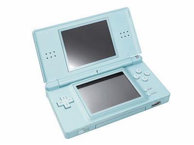 BROKEN: System ONLY - Ice Blue (Nintendo DS Lite) Pre-Owned (As Is/Broken/For Parts)
