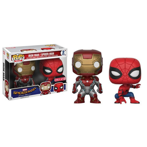 Pop! Movies 2 Pack: Spider-Man Home Coming - Iron Man / Spider-Man (Target Exclusive) (Funko POP!) Figure and Box