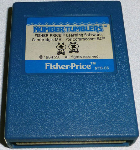 Number Tumblers - Fisher Price (Blue Version) (Commodore 64) Pre-Owned: Cartridge Only
