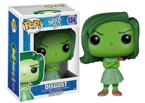 POP! Disney Pixar #134: Inside Out - Disgust (Funko POP!) Figure and Box w/ Protector