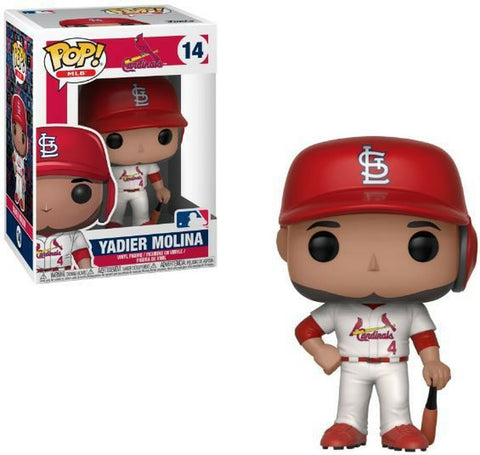POP! MLB #14: Cardinals - Yadier Molina (Funko POP!) Figure and Box w/ Protector