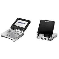 BROKEN: System ONLY - Dual Color: Platinum / Onyx (Nintendo Game Boy Advance SP) Pre-Owned (As Is/Broken/For Parts)