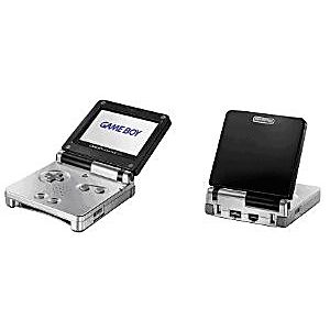 BROKEN: System ONLY - Dual Color: Platinum / Onyx (Nintendo Game Boy Advance SP) Pre-Owned (As Is/Broken/For Parts)