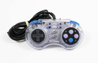 Wired Controller - All New SG ProPad - Clear (Sega Genesis) Pre-Owned
