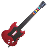 Guitar Hero SG Gibson Guitar - Wired Controller [Red] (Red Octane) (Playstation 2) Pre-Owned