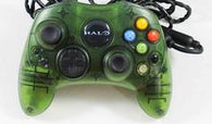 Official Microsoft Wired S-Controller - Green HALO Edition (Original Xbox Accessory) Pre-Owned