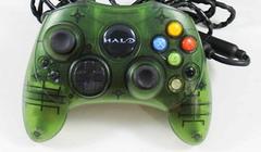 Official Microsoft Wired S-Controller - Green HALO Edition (Original Xbox Accessory) Pre-Owned