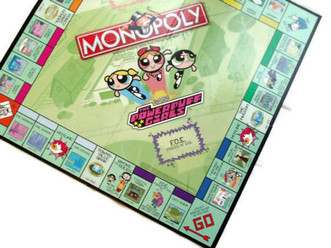 Powerpuff Girls Monopoly (2001 Edition) (Card and Board Games) NEW
