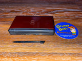 System - Red Crimson & Black (Nintendo DS Lite) Pre-Owned in Box w/ Matching Serial Number * (As Pictured)