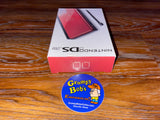 System - Red Crimson & Black (Nintendo DS Lite) (Nintendo DS Lite) Pre-Owned in Box w/ Matching Serial Number (As Pictured)