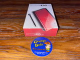 System - Red Crimson & Black (Nintendo DS Lite) (Nintendo DS Lite) Pre-Owned in Box w/ Matching Serial Number (As Pictured)
