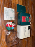 Santa's Club List - Raccoon w/ Light (1992) (Collector's Club) (Hallmark Keepsake) Pre-Owned: Ornament and BOTH Boxes