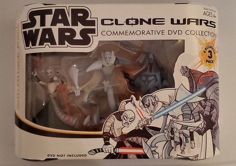 Star Wars Clone Wars Commemorative DVD Collection 3 Pack- Asajj