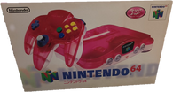 System - Red/Clear [JAPAN IMPORT] w/ Official Red/Clear Controller (Nintendo 64) Pre-Owned