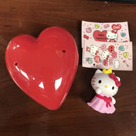 Hello Kitty: Valentine Figure in Heart Capsule (Toy) - Pre-owned/Complete