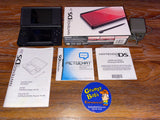 System - Red Crimson & Black (Nintendo DS Lite) (Nintendo DS Lite) Pre-Owned in Box w/ Matching Serial Number (As Pictured)
