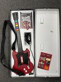 Guitar Hero II BUNDLE (Playstation 2) Pre-Owned w/ Game + Wired Guitar + Strap + Sticker Sheet + Box (STORE PICK-UP ONLY)