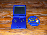 System - Cobalt Blue (AGS-001) (GameBoy Advance SP) Pre-Owned in Box (As Pictured)