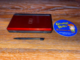 System - Red Crimson & Black (Nintendo DS Lite) Pre-Owned in Box w/ Matching Serial Number * (As Pictured)