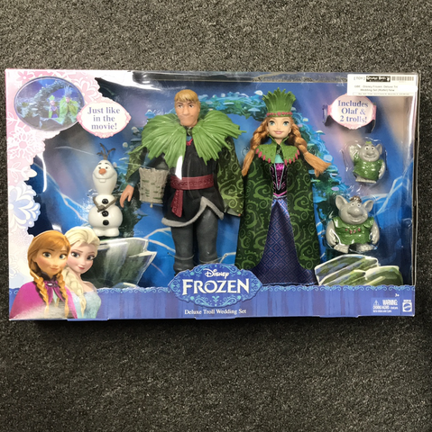 GBE - Disney Frozen: Deluxe Troll Wedding Set (Mattel) New