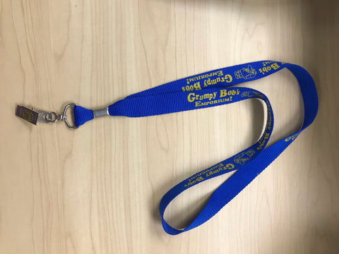 Grumpy Bob Lanyard (Nametag Clip) NEW