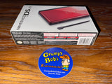 System - Red Crimson & Black (Nintendo DS Lite) (Nintendo DS Lite) Pre-Owned in Box w/ Matching Serial Number (As Pictured)