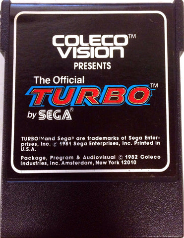 Turbo (ColecoVision / Coleco) Pre-Owned: Cartridge Only