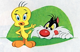 Tweety: Plays Catch the Puddy Tat (Book) Pre-Owned