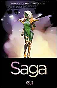 Saga: Vol. 4 (Graphic Novel) (Paperback) Pre-Owned