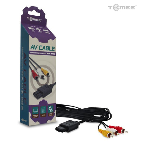 AV Cable for GameCube/ N64/ SNES (Tomee) NEW
