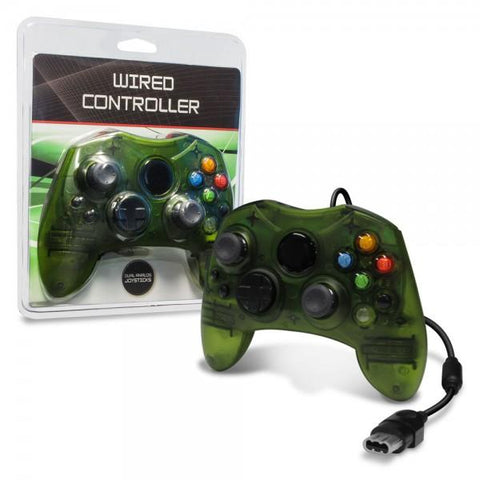Wired S-Type Controller - Green (Hyperkin) (Original Xbox) NEW