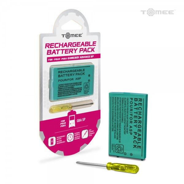 Rechargeable Battery Pack for Game Boy Advance SP - Tomee (NEW)