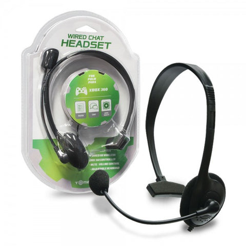 Microphone Headset for Xbox 360 (Black) - Tomee (NEW)