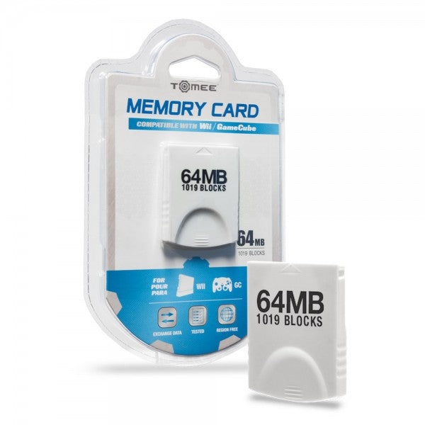 64MB Memory Card for Wii / GameCube - Tomee (NEW)