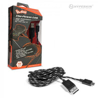 "Power Link" Polygon Braided Micro Charge Cable (Black/ Gray) (PS4/ Xbox One/ PS Vita) (Hyperkin) NEW