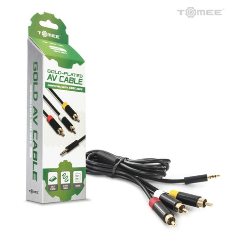 Gold-Plated AV Cable for Xbox 360 E - Tomee (NEW)